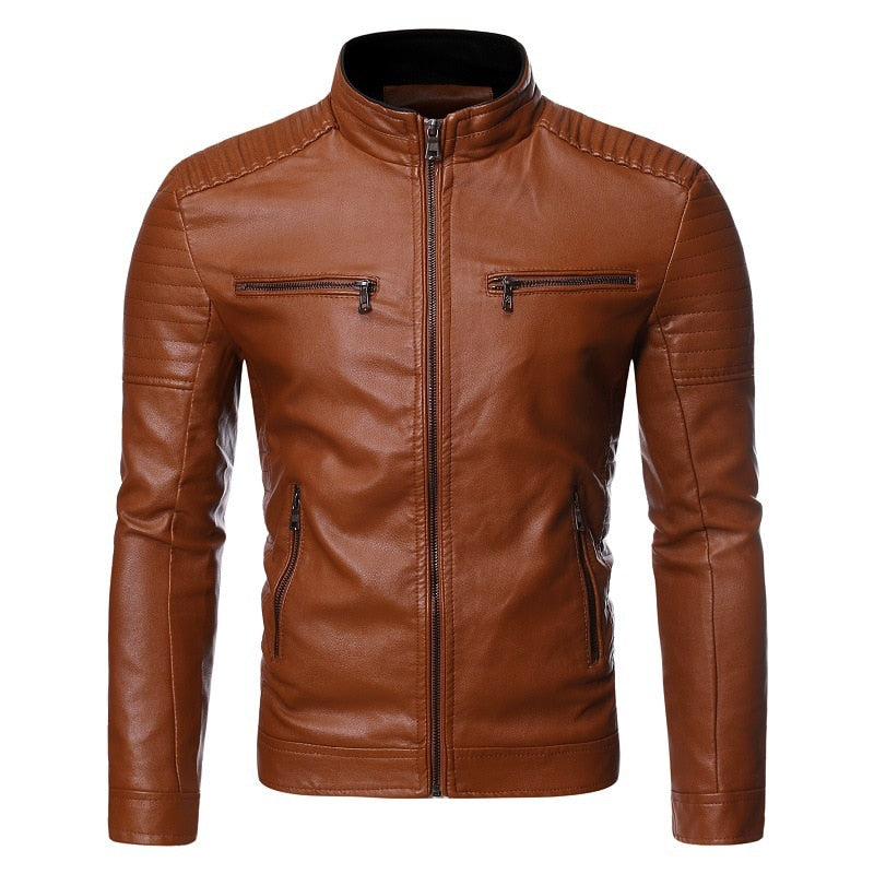 veste-cuir-noir-homme-vintage